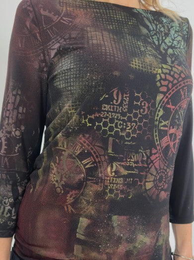 Tatiana Palnitska- SPT16/ Black Painted Tee