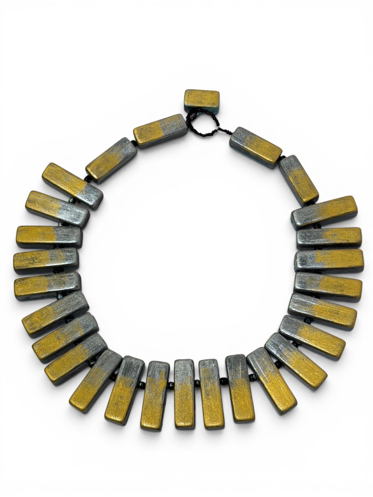 Narenee Designs - Metallic Silver Necklace