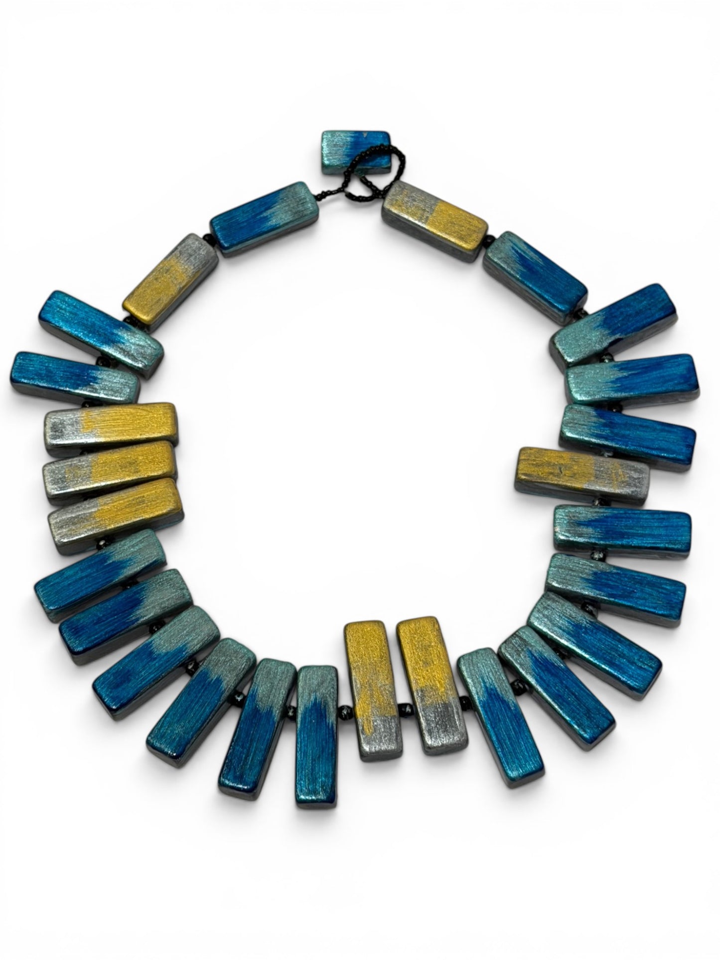 Narenee Designs - Metallic Silver Necklace