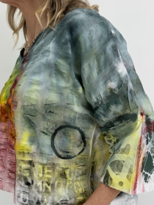 Tatiana Palnitska- SPT7/ Textured Cotton Top