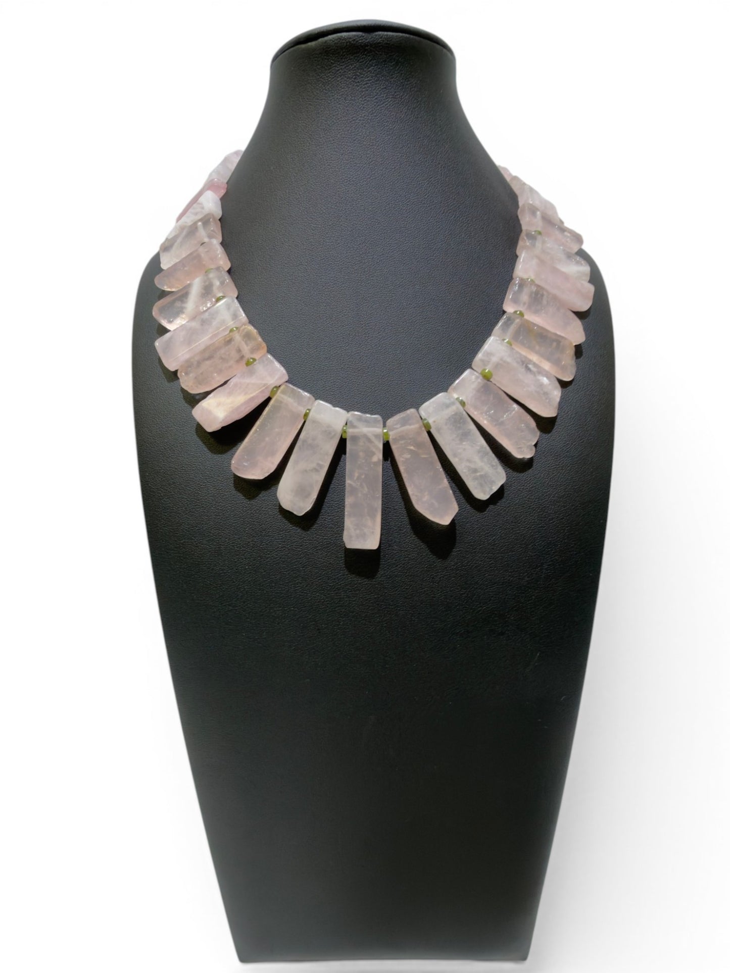 Narenee Designs- Blush & Evergreen Necklace