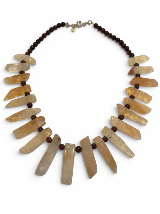 Narenee Designs- Golden Ember Necklace