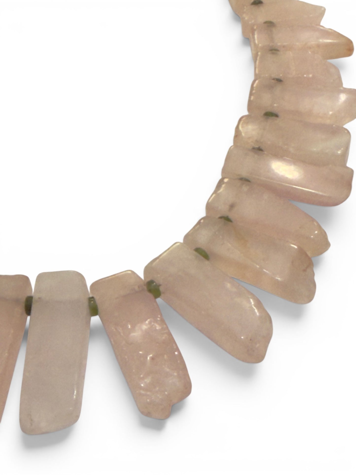 Narenee Designs- Blush & Evergreen Necklace