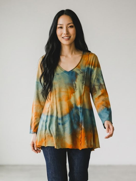 Narenee Designs- Earth Tone Swing Top
