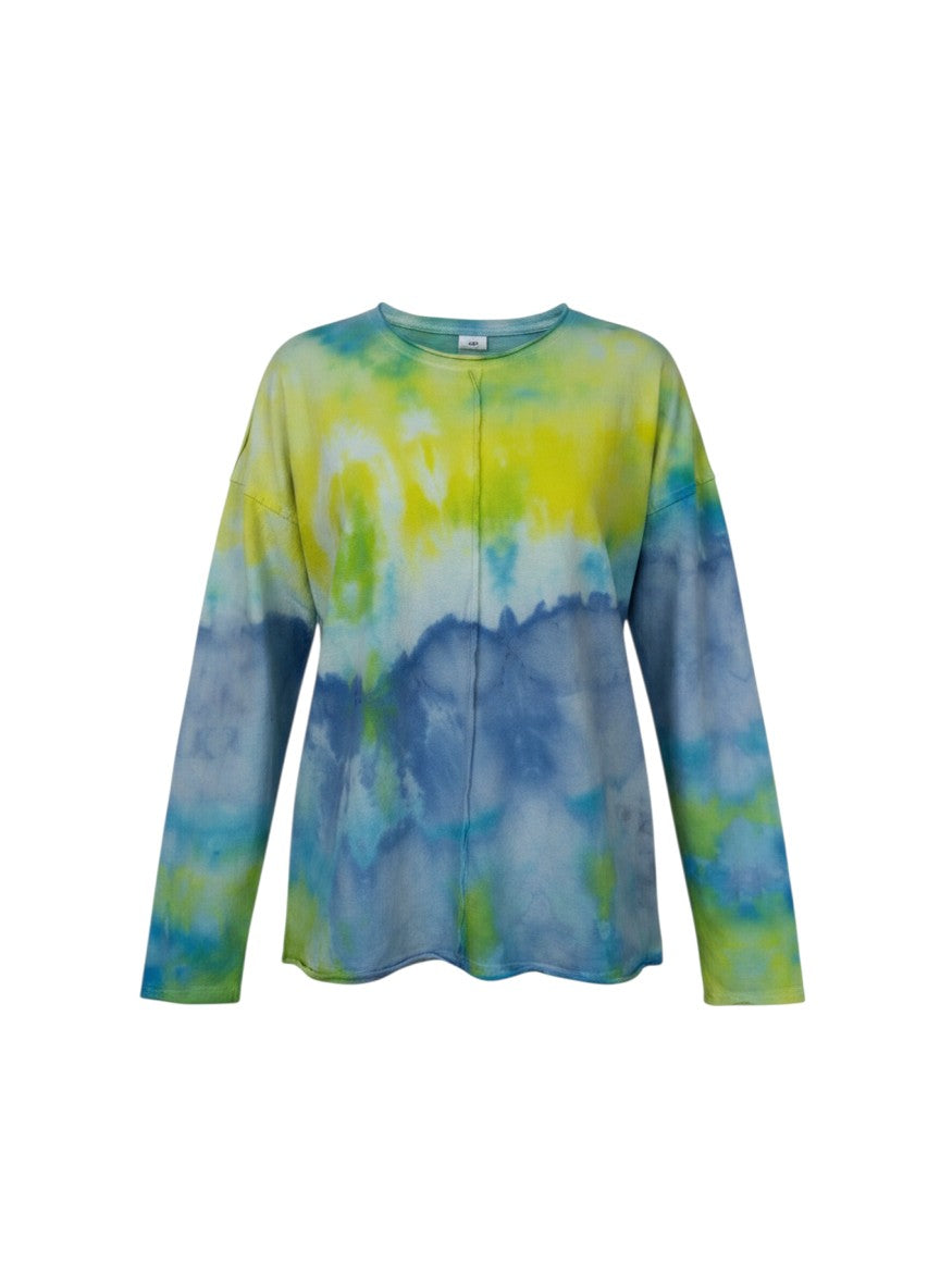 Narenee Designs- Morning Mist Ice Dye Pullover