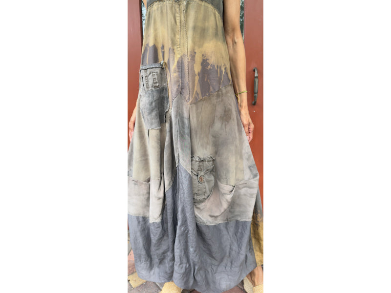 Tatiana Palnitska - SUM30- "Blend in with Nature" Detailed Dress