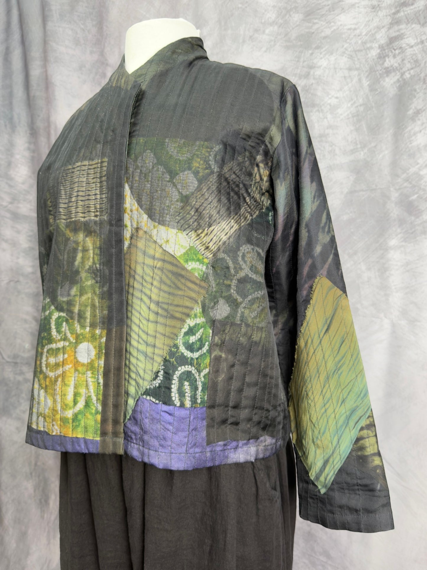 reimagine Collectio- Michael Kane/ Crop Semi Kimono