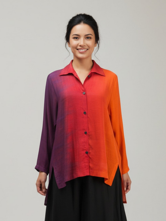 Reimagine Collection- Steve Sells/ Ombre Shoji Shirt
