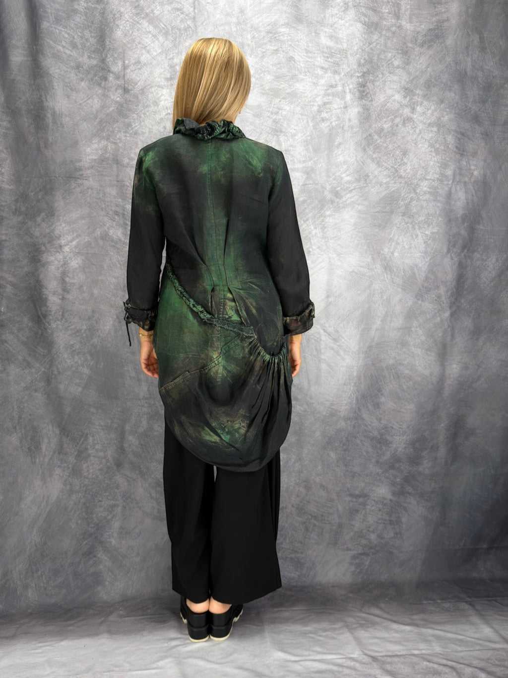 Reimagine Collection- Tatiana Palnitska/ Hand-Painted Jacket
