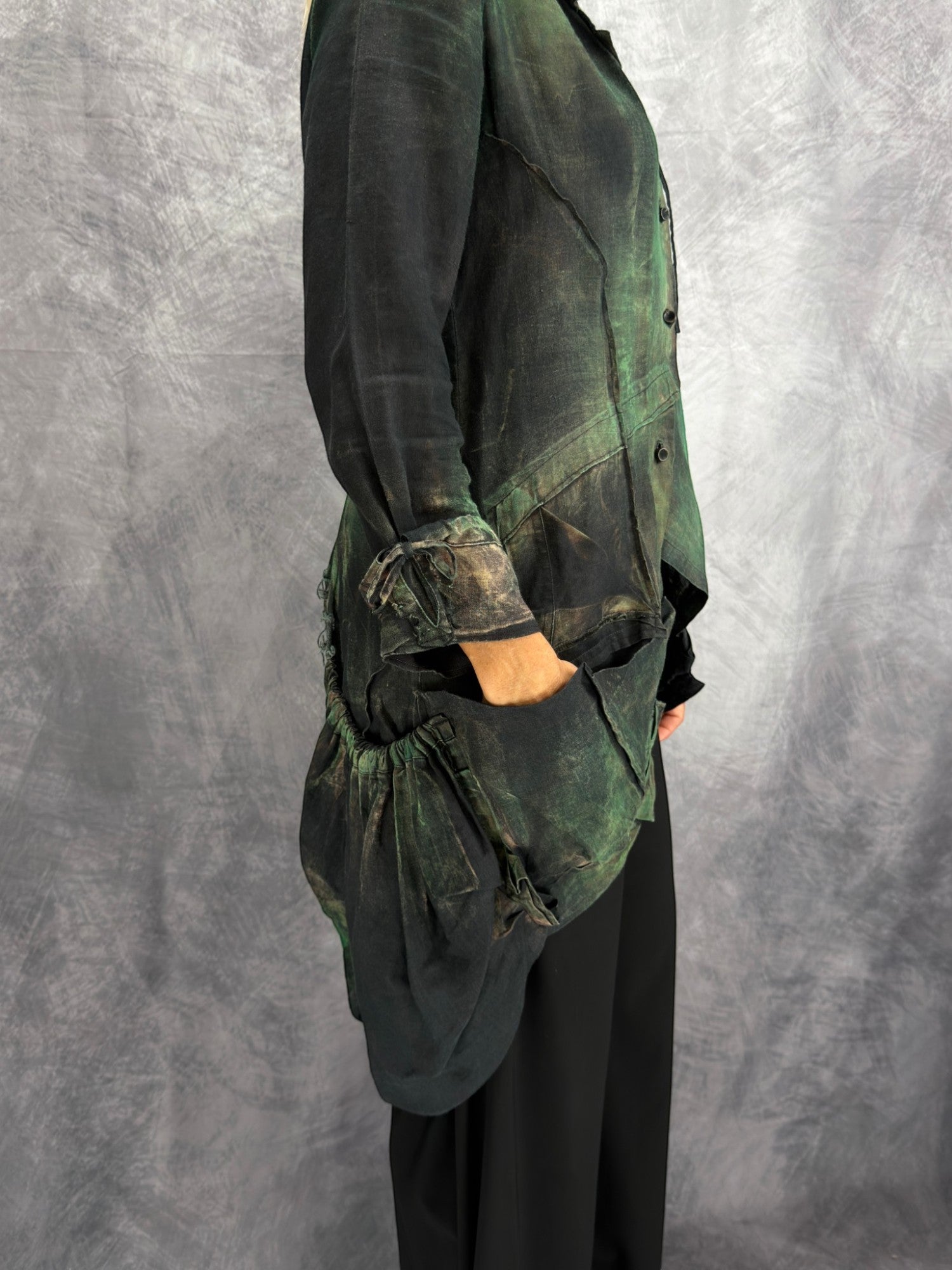 Reimagine Collection- Tatiana Palnitska/ Hand-Painted Jacket