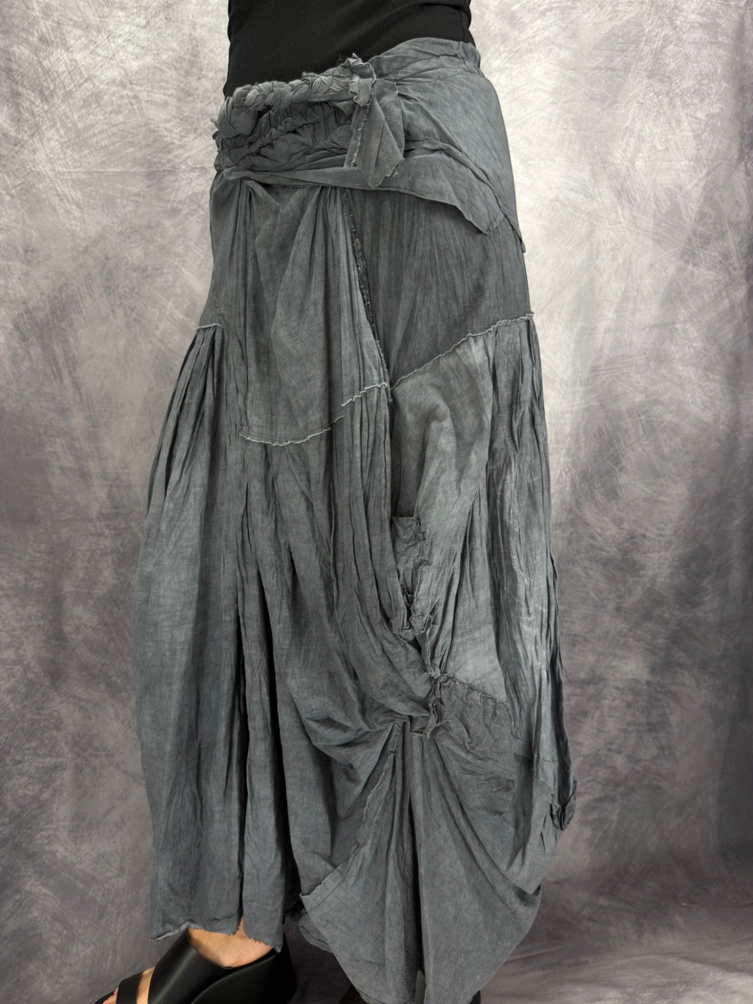 Reimagine Collection- Tatiana Palnitska/ Sculptural Draped Skirt
