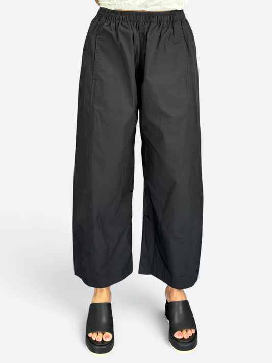 BELLA BLUE - Easy Wide-Leg Black Pant