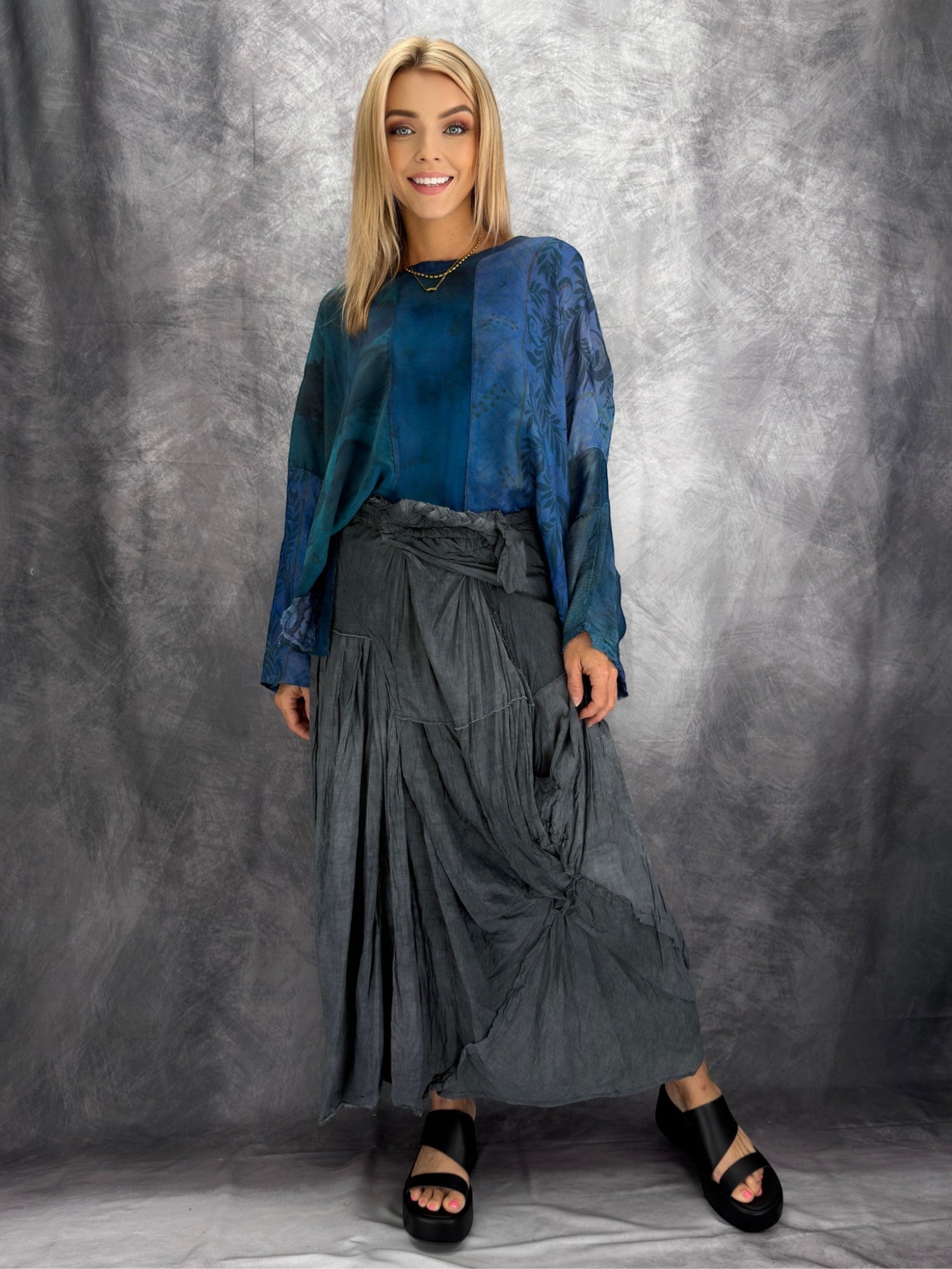 Reimagine Collection- Tatiana Palnitska/ Sculptural Draped Skirt