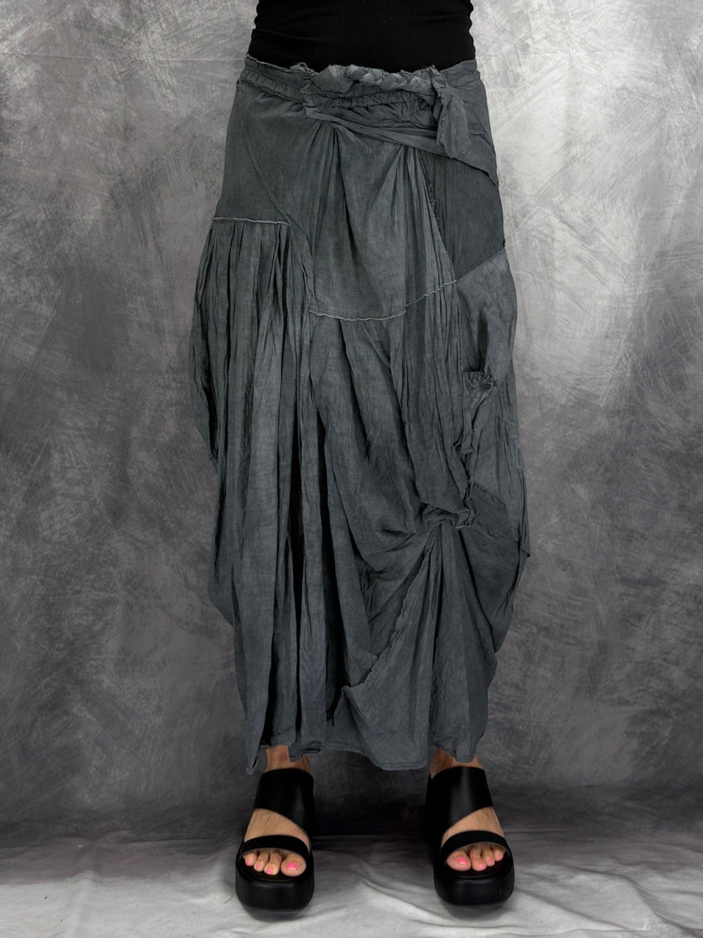 Reimagine Collection- Tatiana Palnitska/ Sculptural Draped Skirt