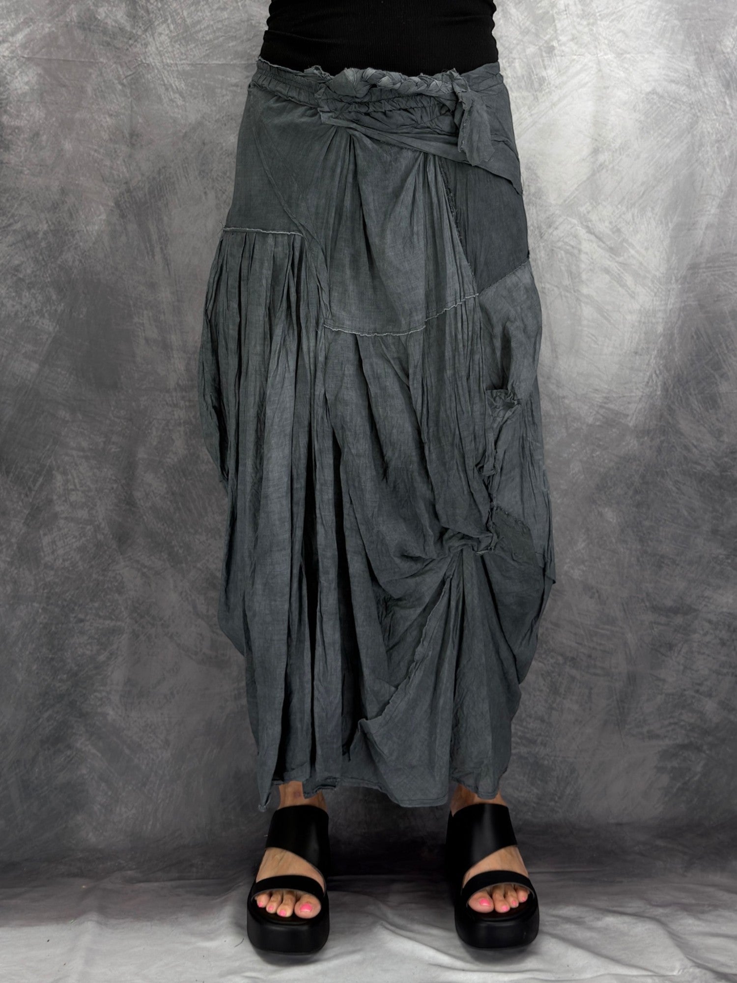 Reimagine Collection- Tatiana Palnitska/ Sculptural Draped Skirt