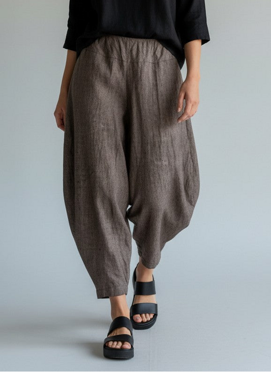Mieko Mintz- Linen Harem Pants