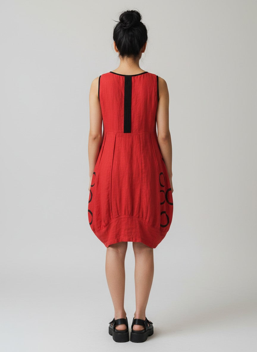 Reimagine Collection- Mara Gibbucci Linen Balloon Dress