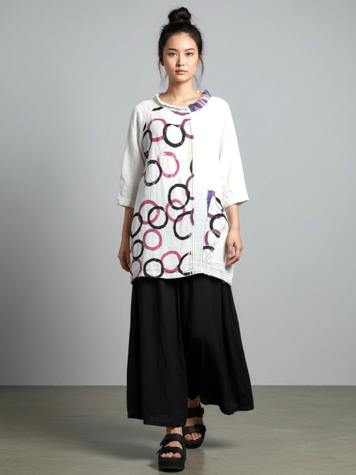 Reimagine Collection- Mara Gibbucci Linen Tunic