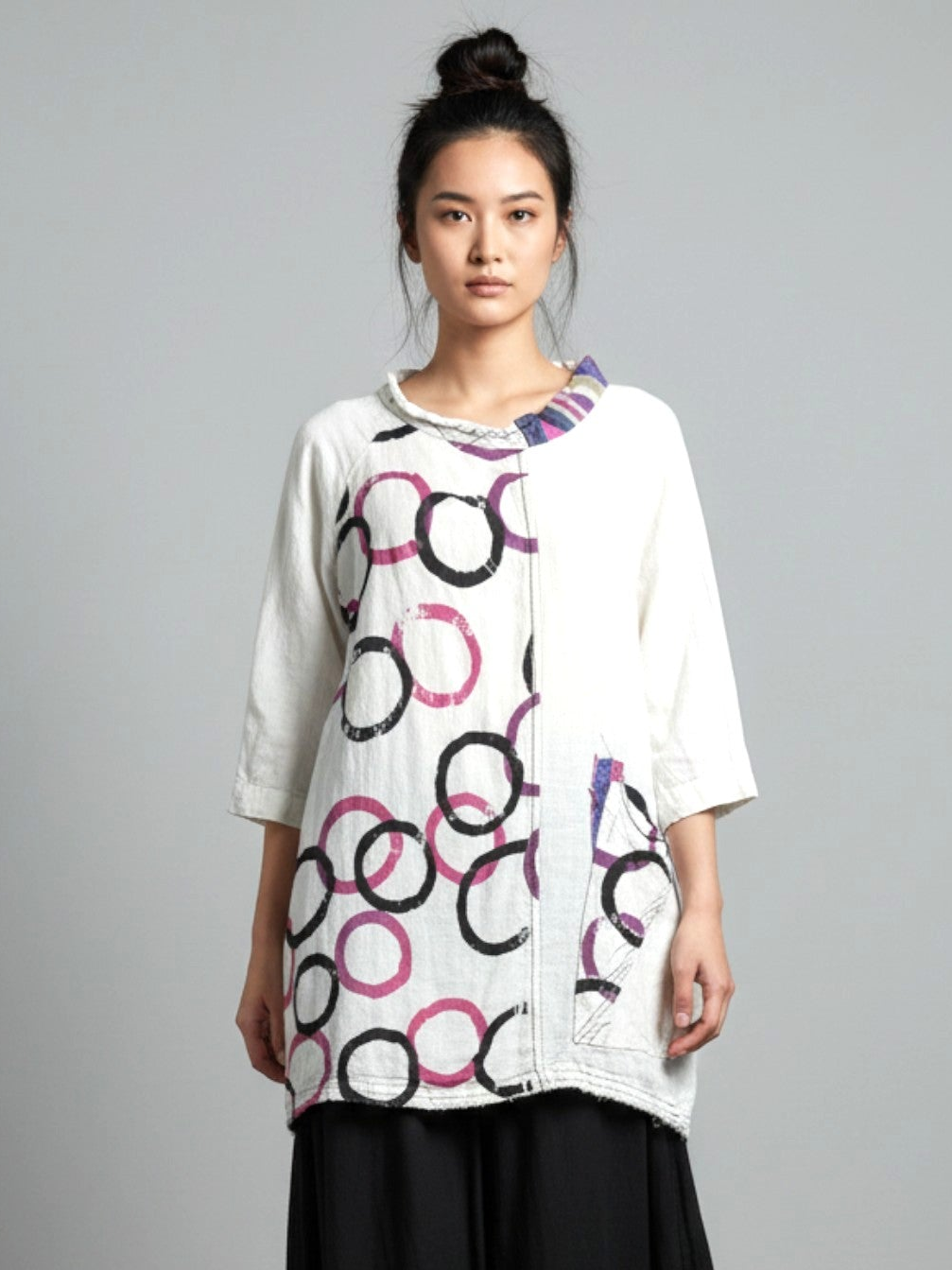 Reimagine Collection- Mara Gibbucci Linen Tunic