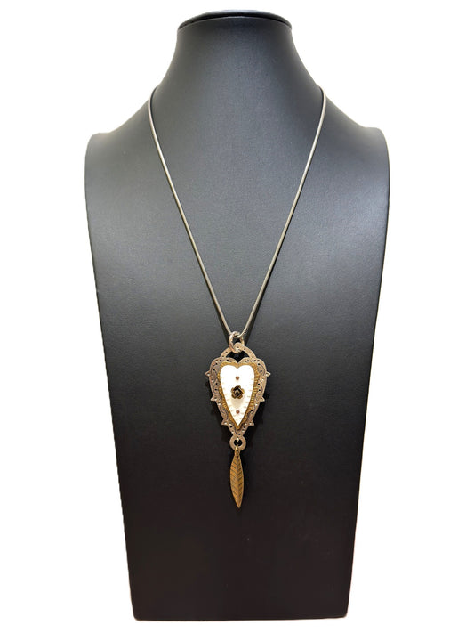 Reimagine Collection- Limited Edition Victorian Lace Brooch Pendant Necklace