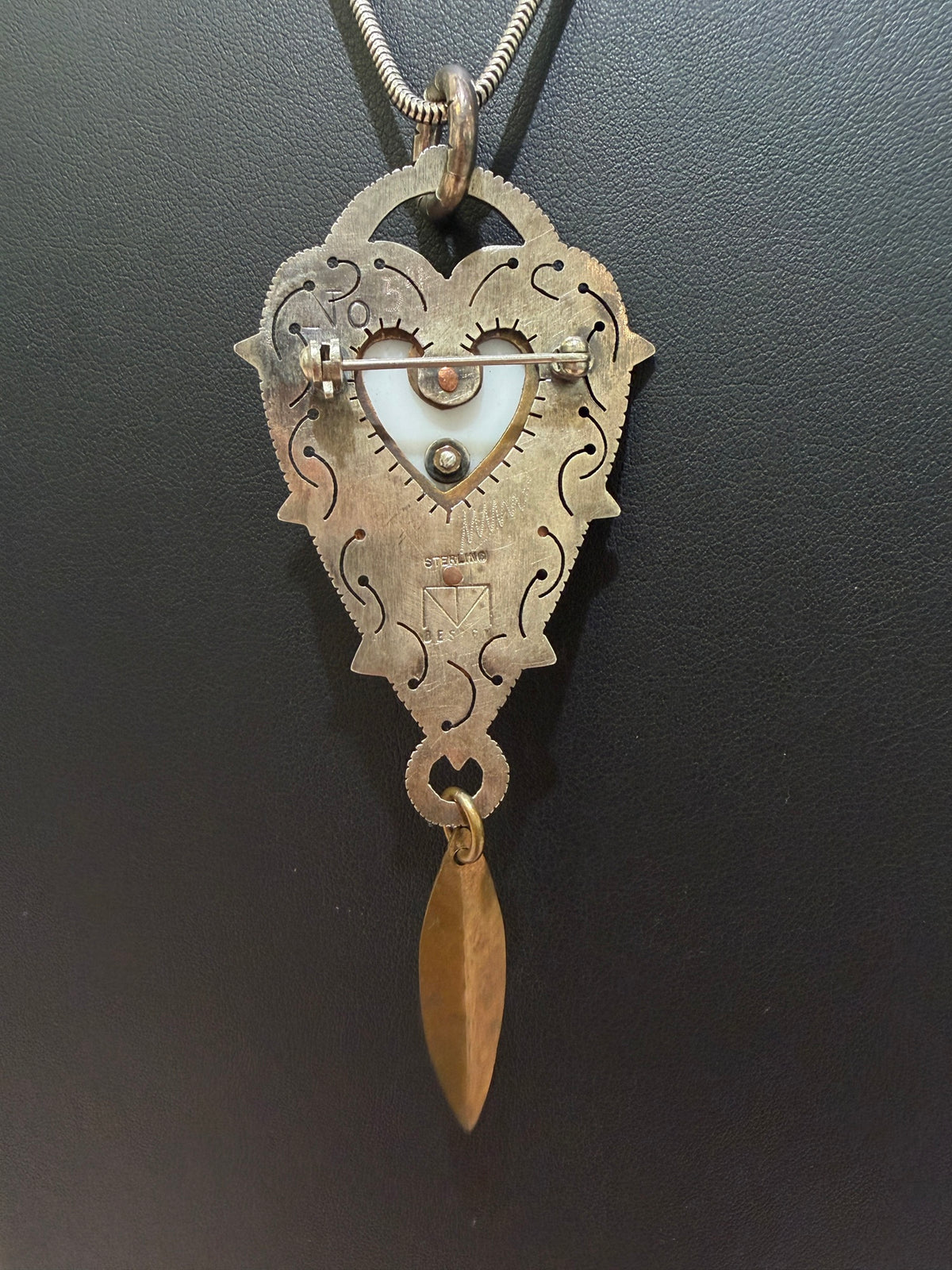 Reimagine Collection- Limited Edition Victorian Lace Brooch Pendant Necklace