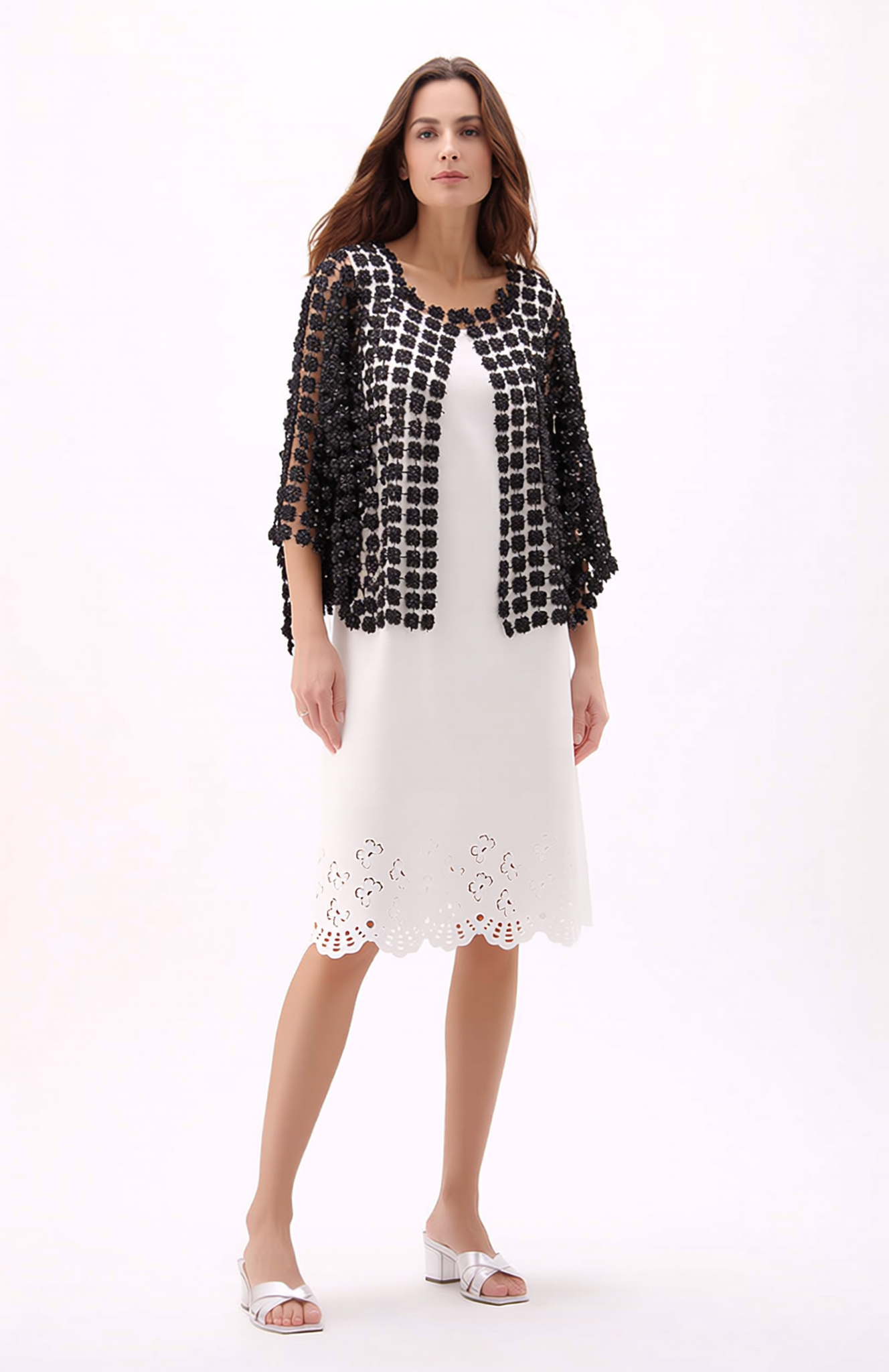 Ellyndale - Lace Cape/ Black