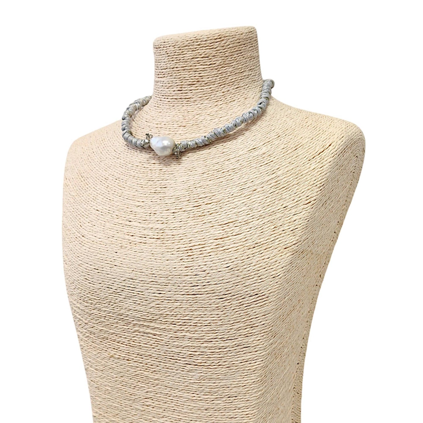 Bijoux Envie Jewelry - Short  Pear Cord Necklace