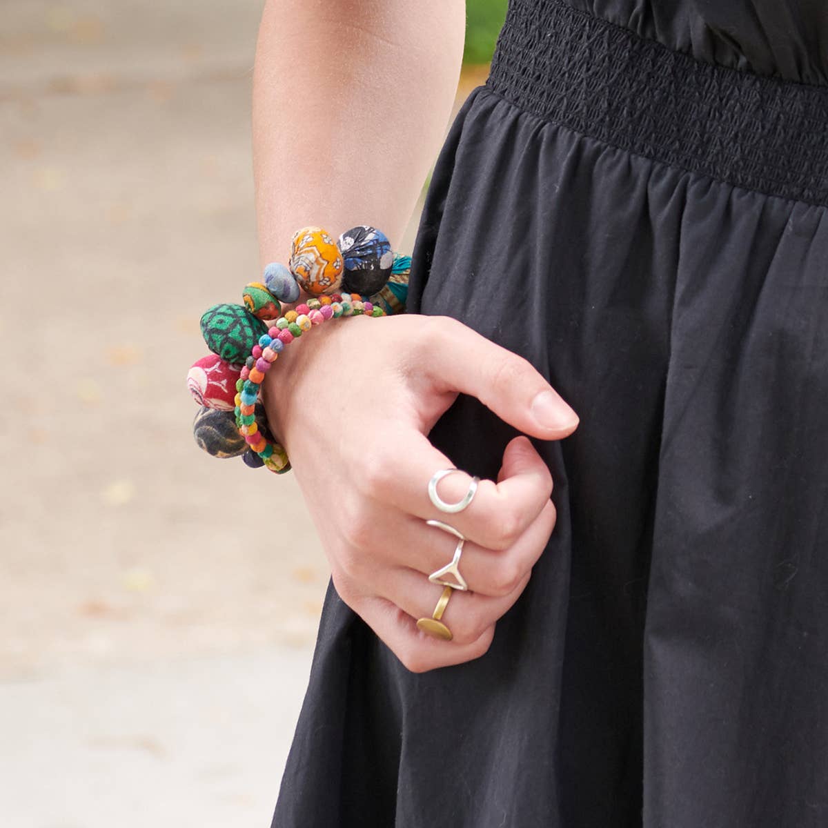 WorldFinds - Kantha Coterie Bracelet