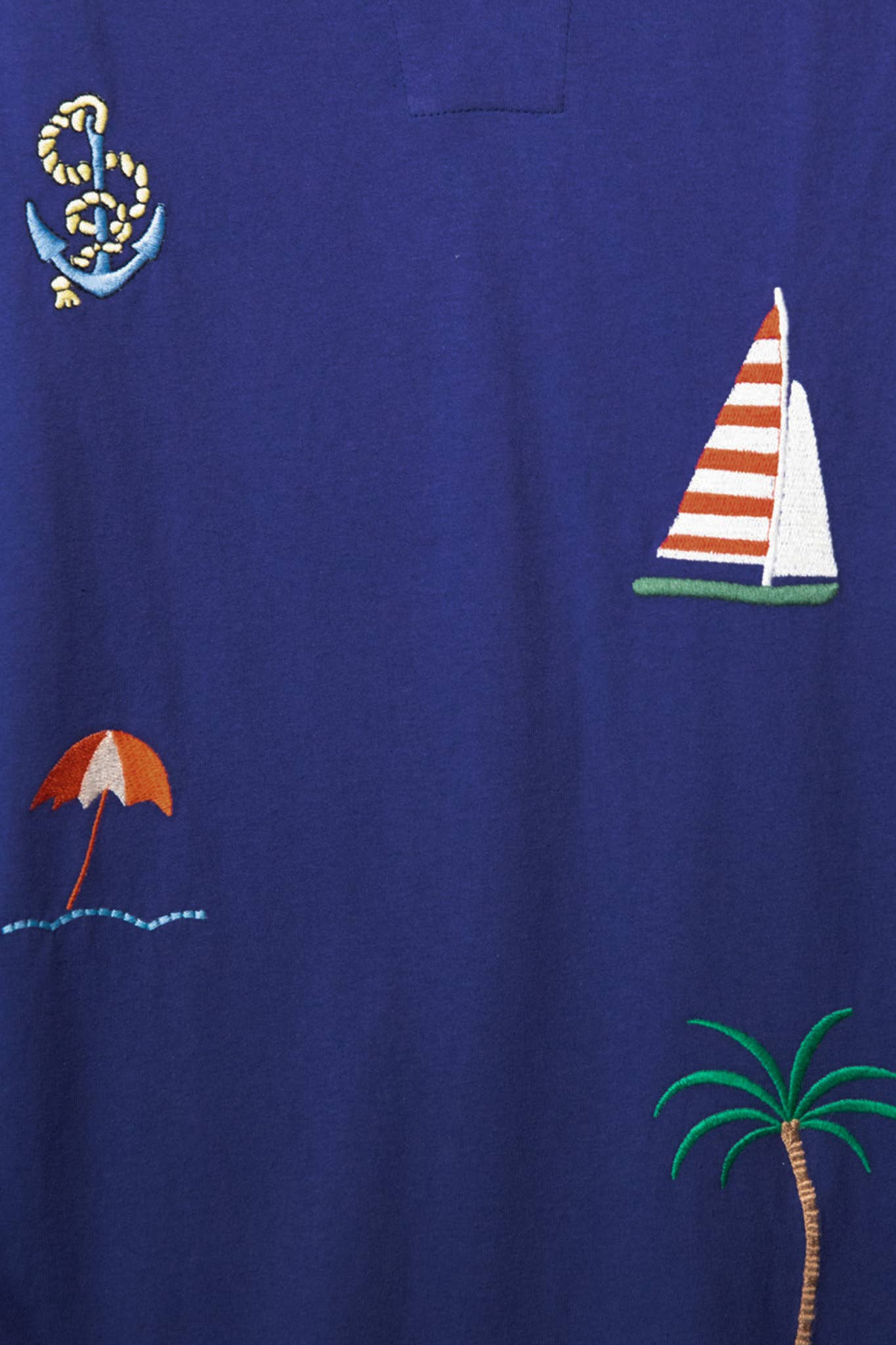 Taelynn - Sail Away Embroidered Midi Dress