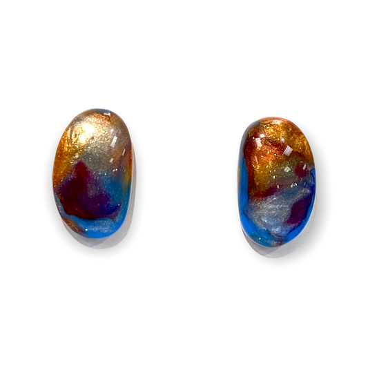 Atelier 1701 - Blue/Gold Earrings