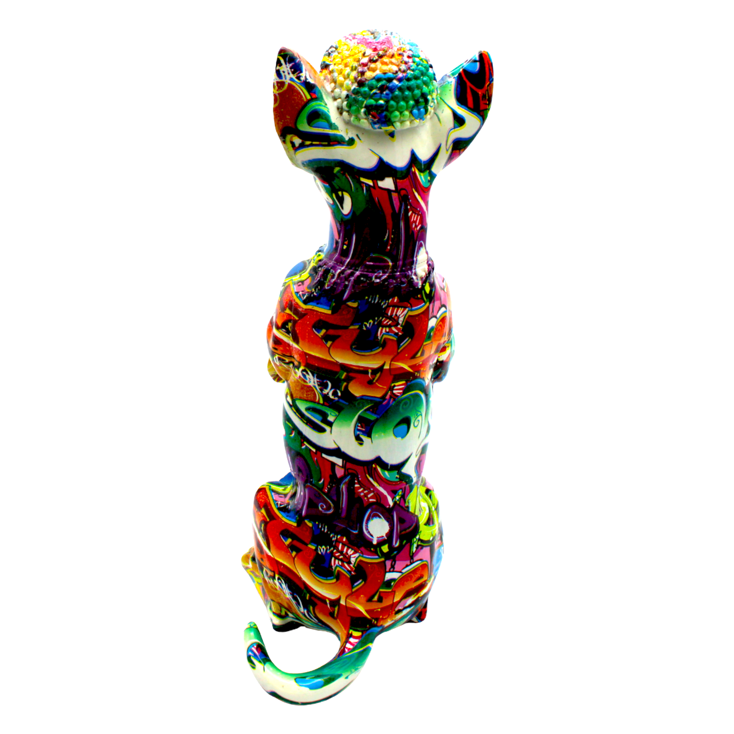 Interior Illusions Plus - Street Art Chihuahua Standing On Legs Sculpture