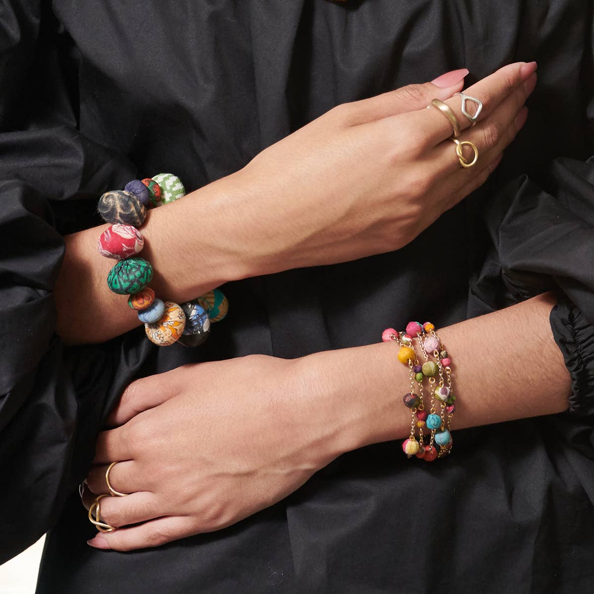 WorldFinds - Kantha Coterie Bracelet