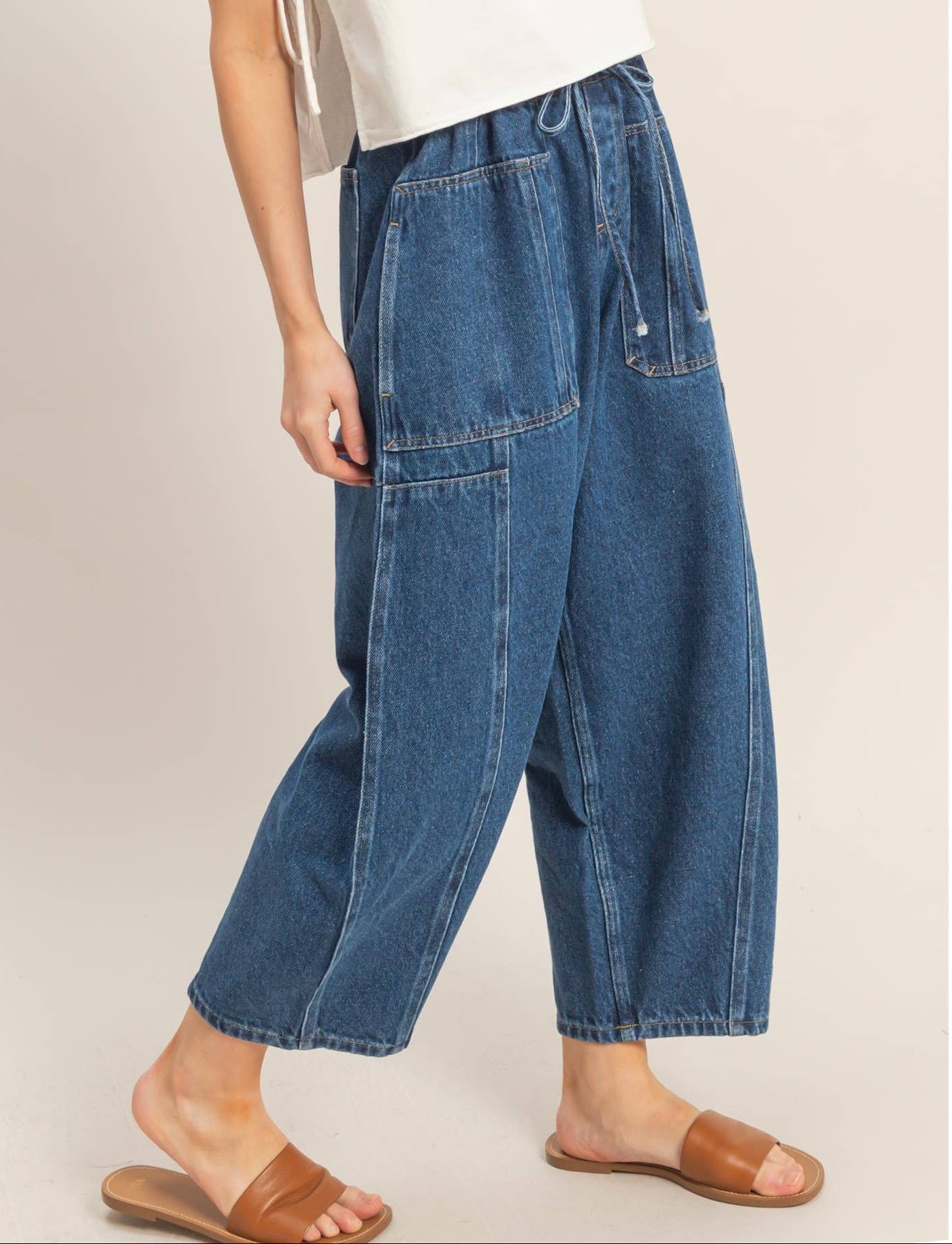 HYFVE - Wide Pants With Oversize Pockets
