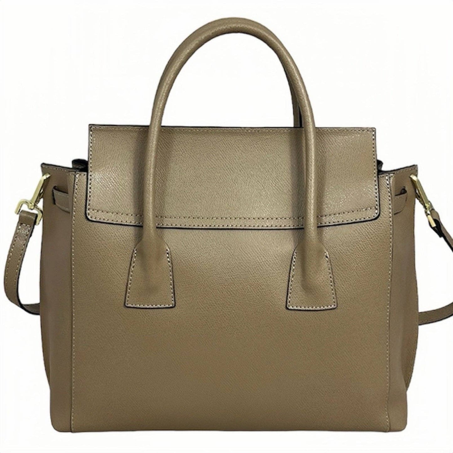 MODARNO - Genuine Saffiano Leather Bag/ Orange