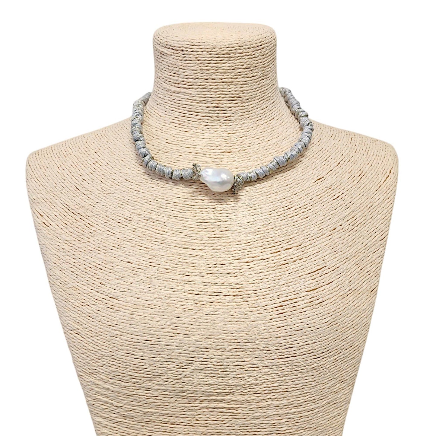 Bijoux Envie Jewelry - Short  Pear Cord Necklace