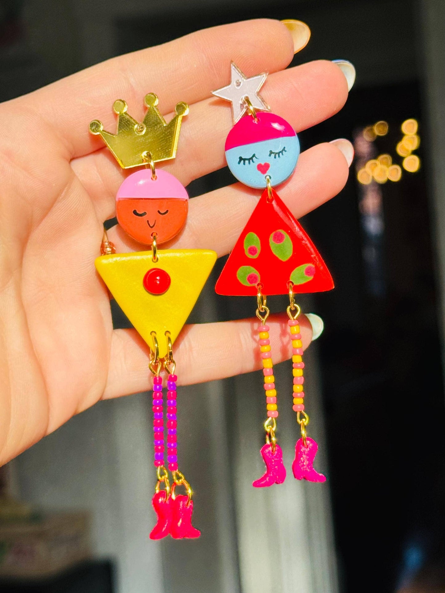 Delaney and Blu - Royal Martinis Earrings