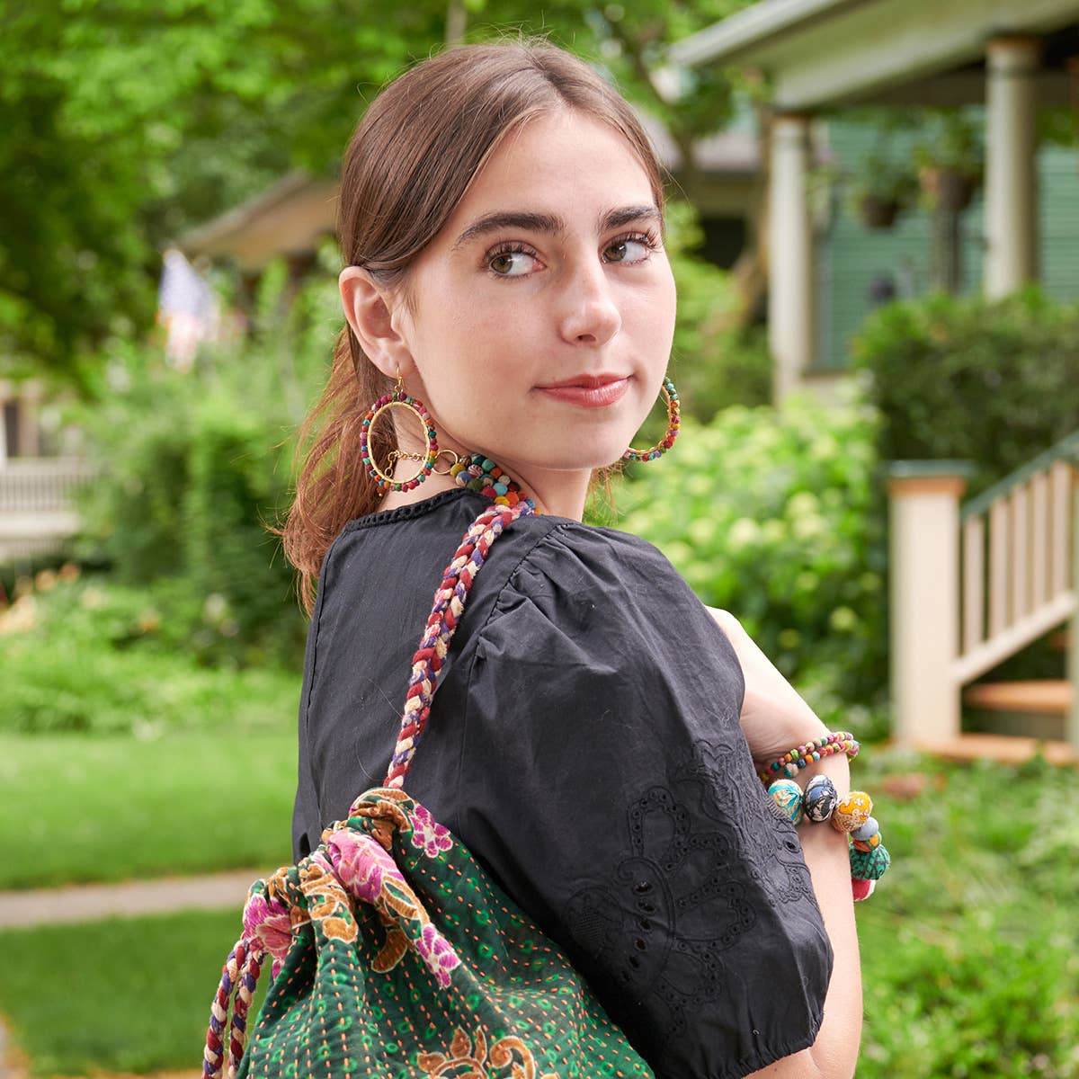 WorldFinds - Kantha Coterie Bracelet