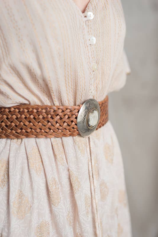 Lula Natura - Brown Leather Neptune Belt
