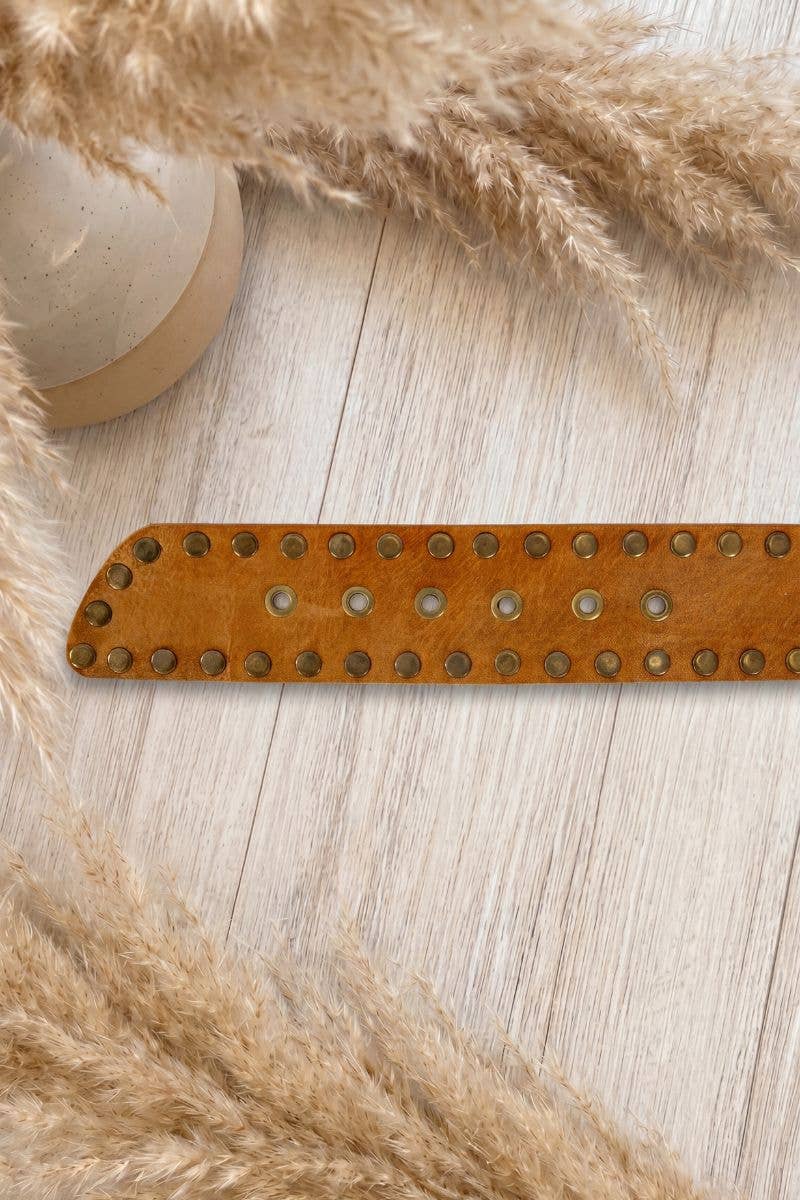 Lula Natura - NOX Light Brown Leather Sash Belt