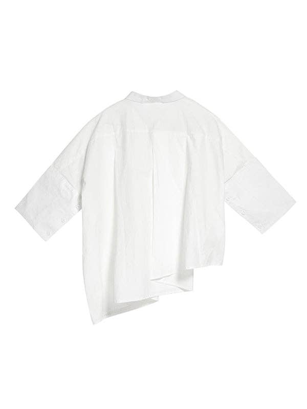 Mia Collection - the Modern Lines Asymmetrical Shirt