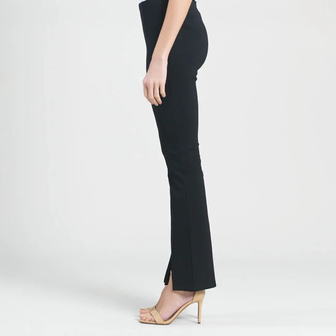 Clara Sunwoo -  Ponte Knit - Kick Front Slit Pant