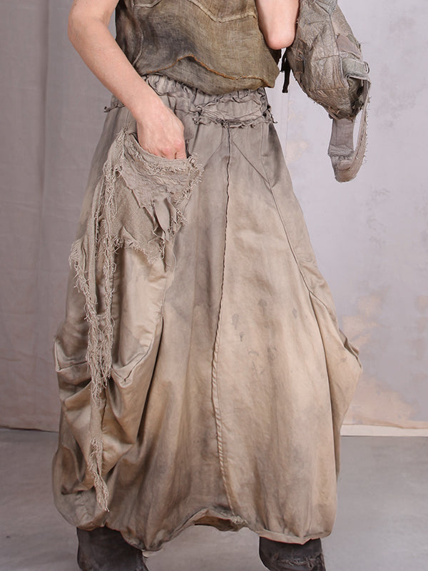 Tatiana Palnitska- MA21 Happily Distressed Skirt