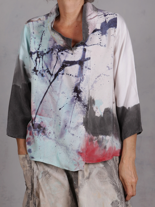 Tatiana Palnitska - SUM8 " In the Mood for Chilling" Silk Crepe Top