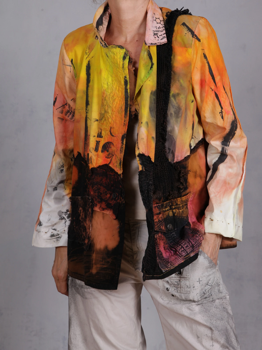 Tatiana Palnitska - SUM29- "Technicolor Dreams" Hand-Painted Jacket
