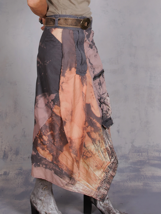 Tatiana Palnitska - SUM23 " A Half- Shades Charade" Cotton Skirt