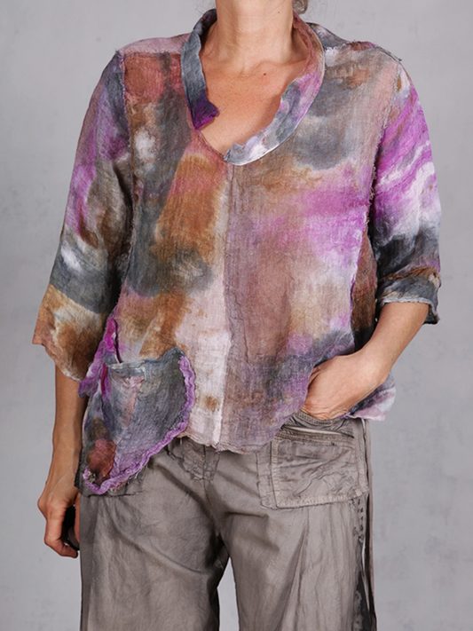 Tatiana Palnitska - SUM9 " Bubbly Encounter" Belgian Gauze Top