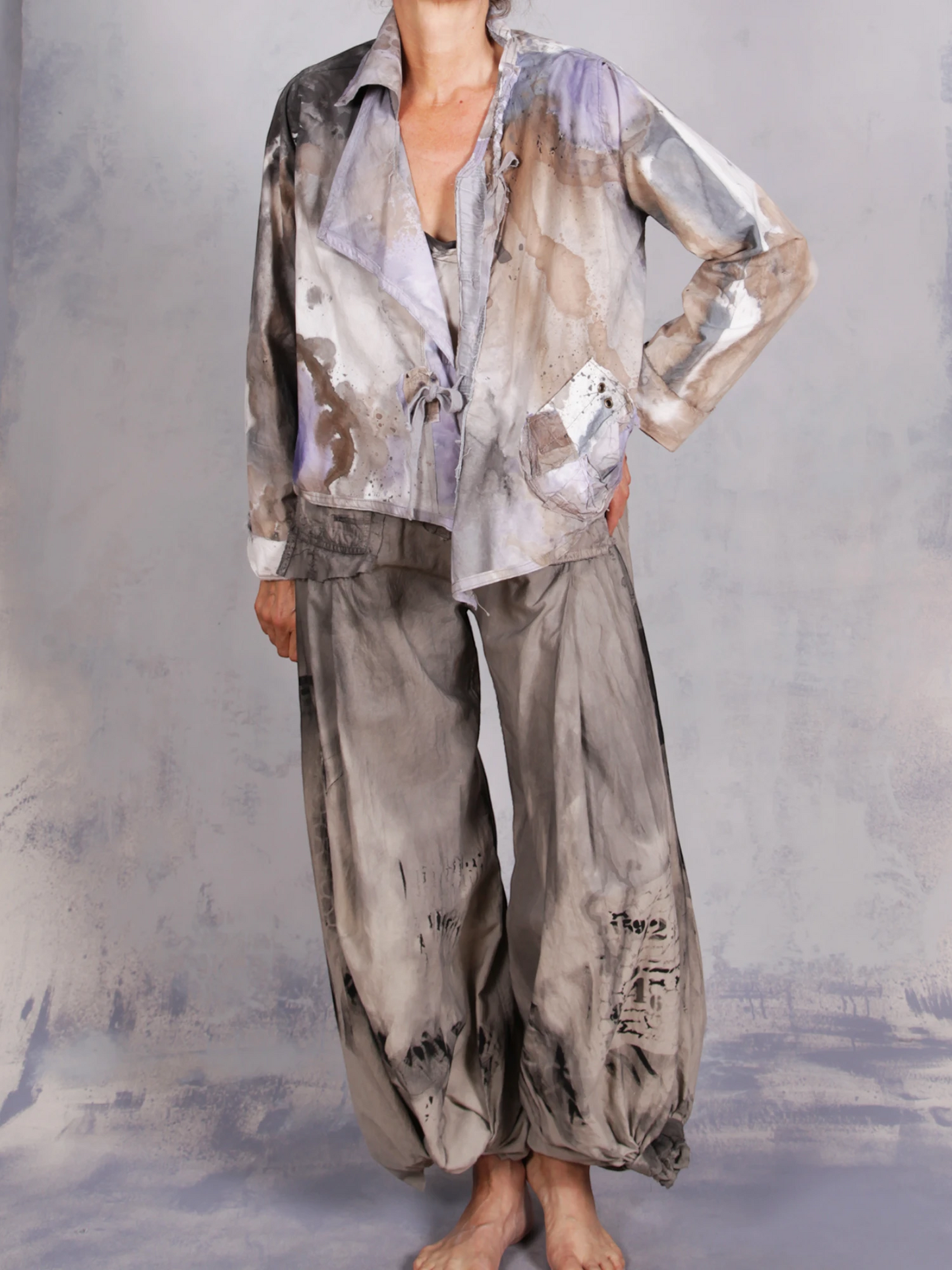Tatiana Palnitska - SUM27- Perfect Neutral in Every Way" Cotton jacket