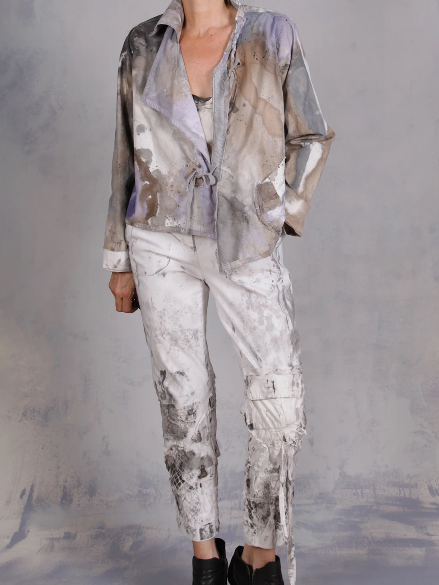 Tatiana Palnitska - SUM27- Perfect Neutral in Every Way" Cotton jacket