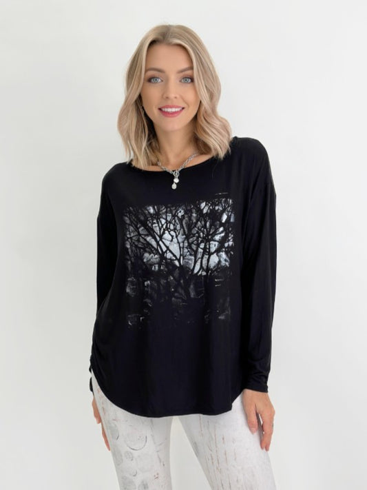 Narenee Designs-Bamboo Dolman L/S Top
