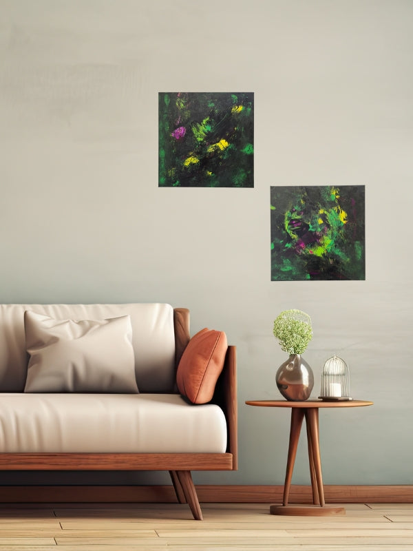 Paintings by Alvarez- Winter garden #1